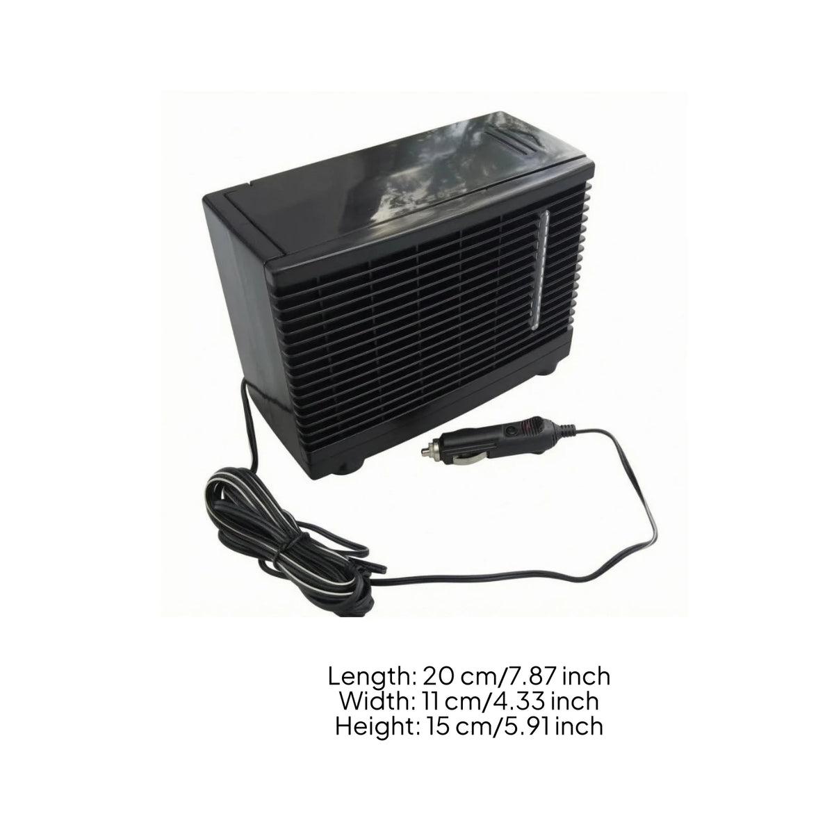 12V Portable Evaporative Car Cooler – Two-Speed Fan