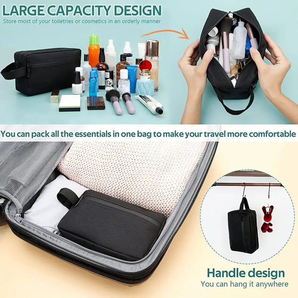 Travel Electronic Digital Dust-proof Waterproof Storage Pouch Wash Handbag Makeup Necessities Case Cosmetic Bags