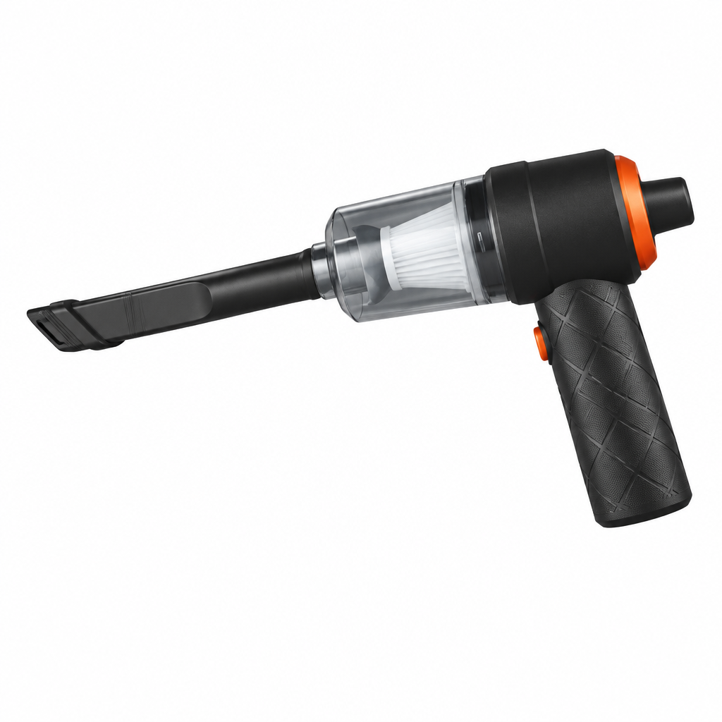 Black car vacuum hero image generating