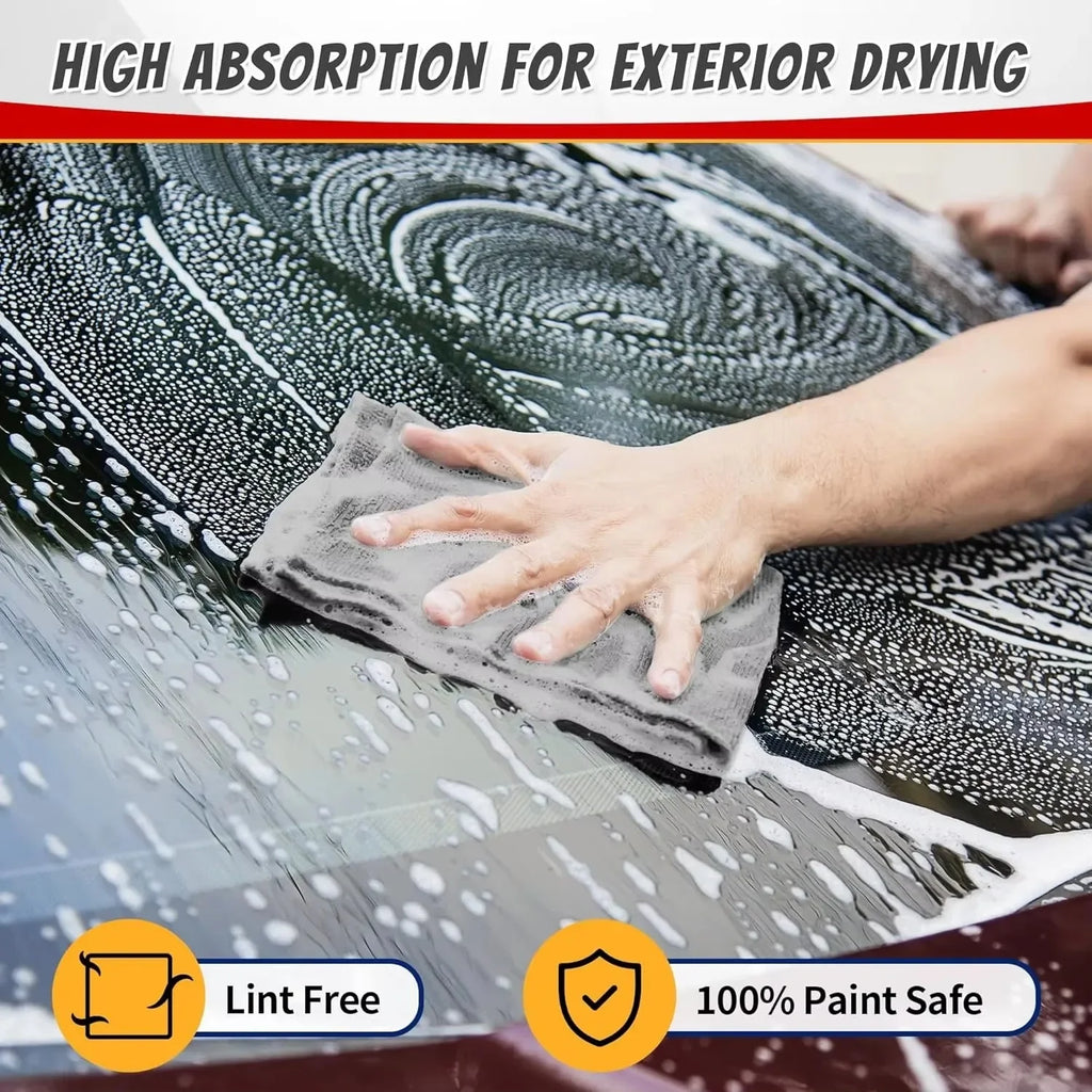 Reusable Microfibre Cleaning Cloths for Cars & Windows
