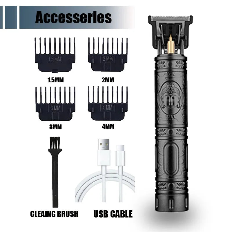 Vintage T9 Cordless Hair Trimmer & Accessory Options
