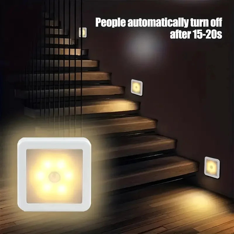 Battery-Powered Motion Sensor LED Night Light