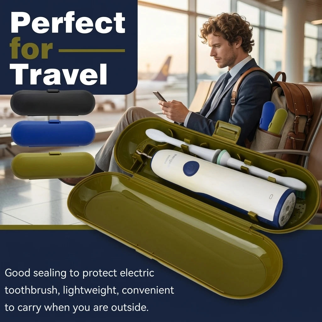 Universal Electric Toothbrush Travel Case Portable Storage Box Cover Protective Organizer Fits OralB Philip 98% Models Case