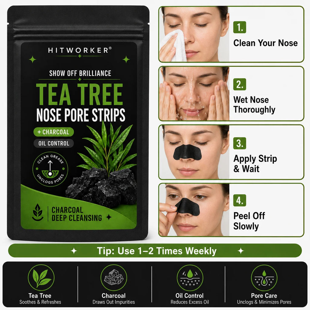 20pcs Blackhead Nose Strips Deep Cleansing Nasal Patch Remove Dirt Shrink Pores