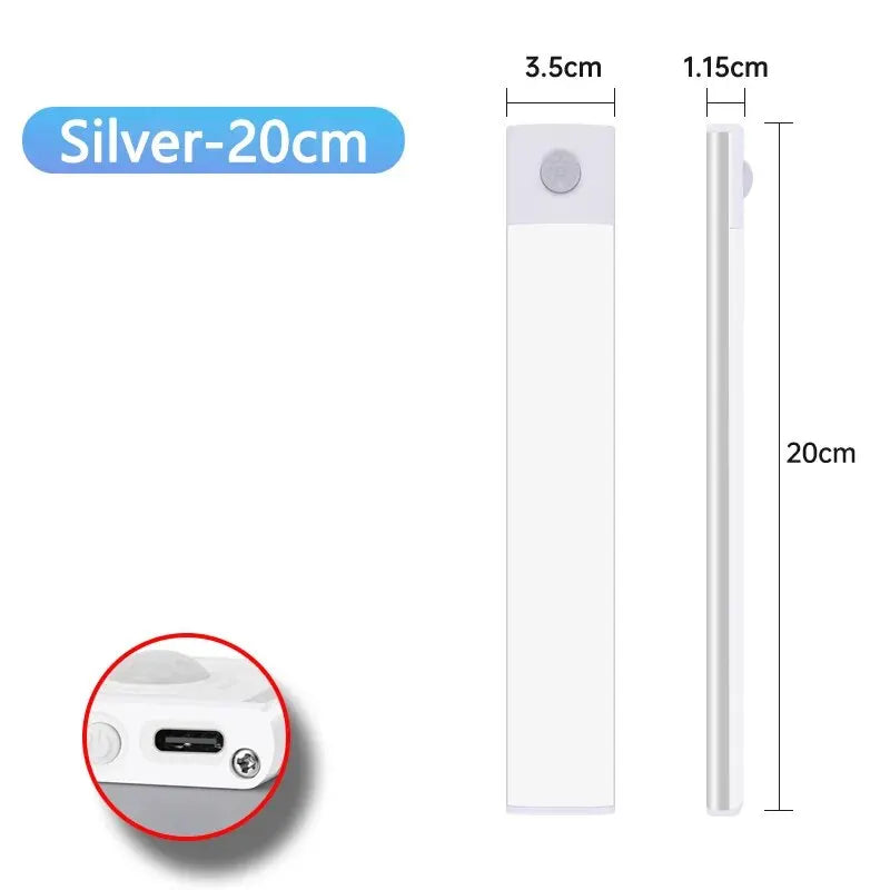 Rechargeable LED Under-Cabinet Light with Motion Sensor
