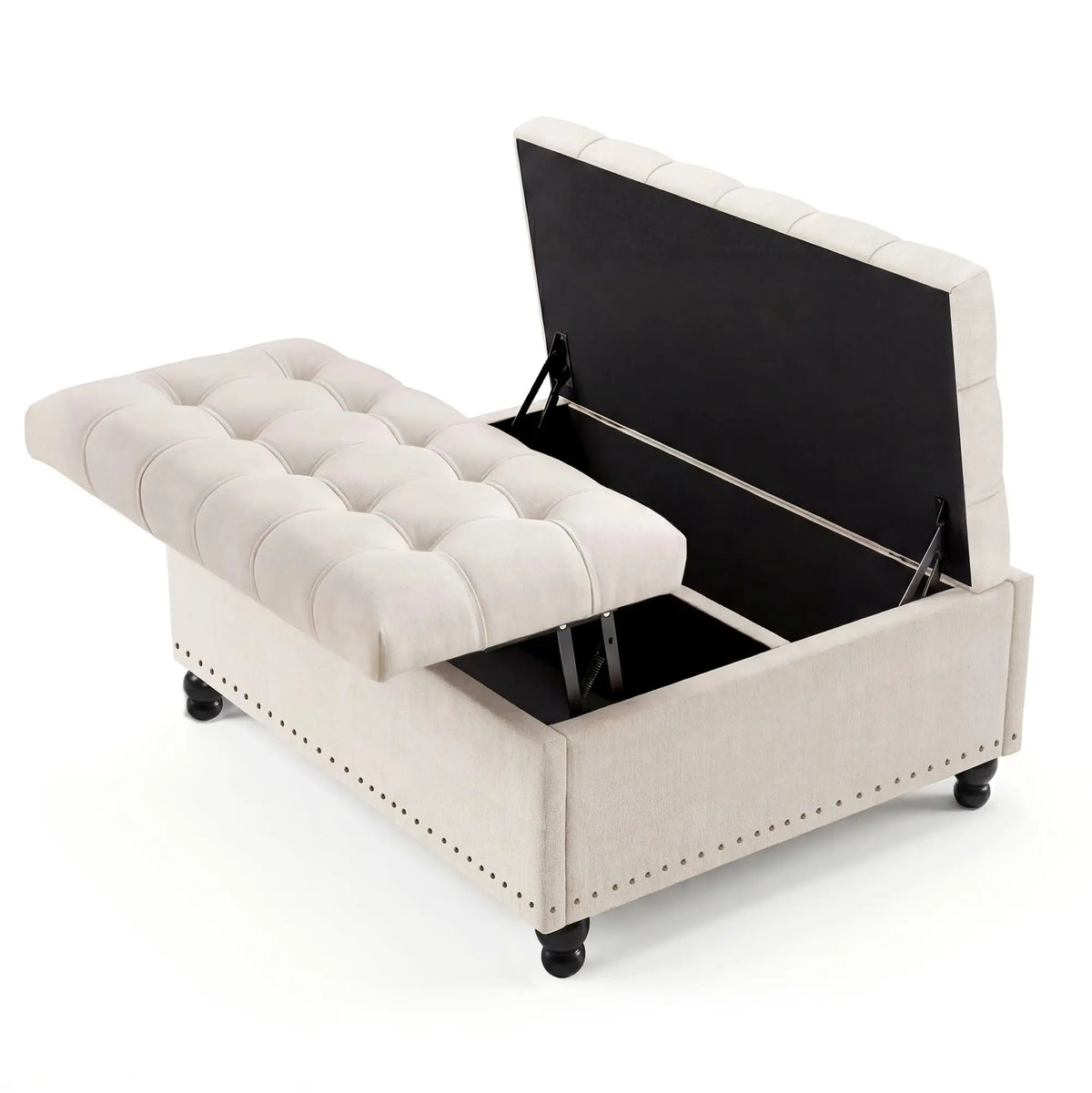 36-Inch Lift-Top Storage Ottoman, 169L