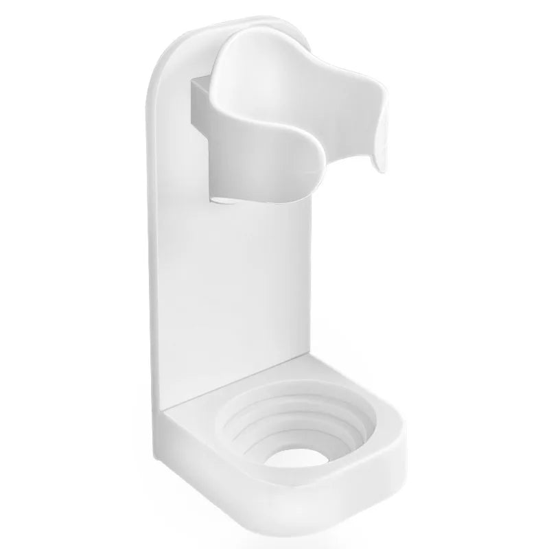 Traceless Toothbrush Holder Wall Mounted Bathroom Organizer for Electric and Manual Toothbrushes with Strong Adhesive Stand