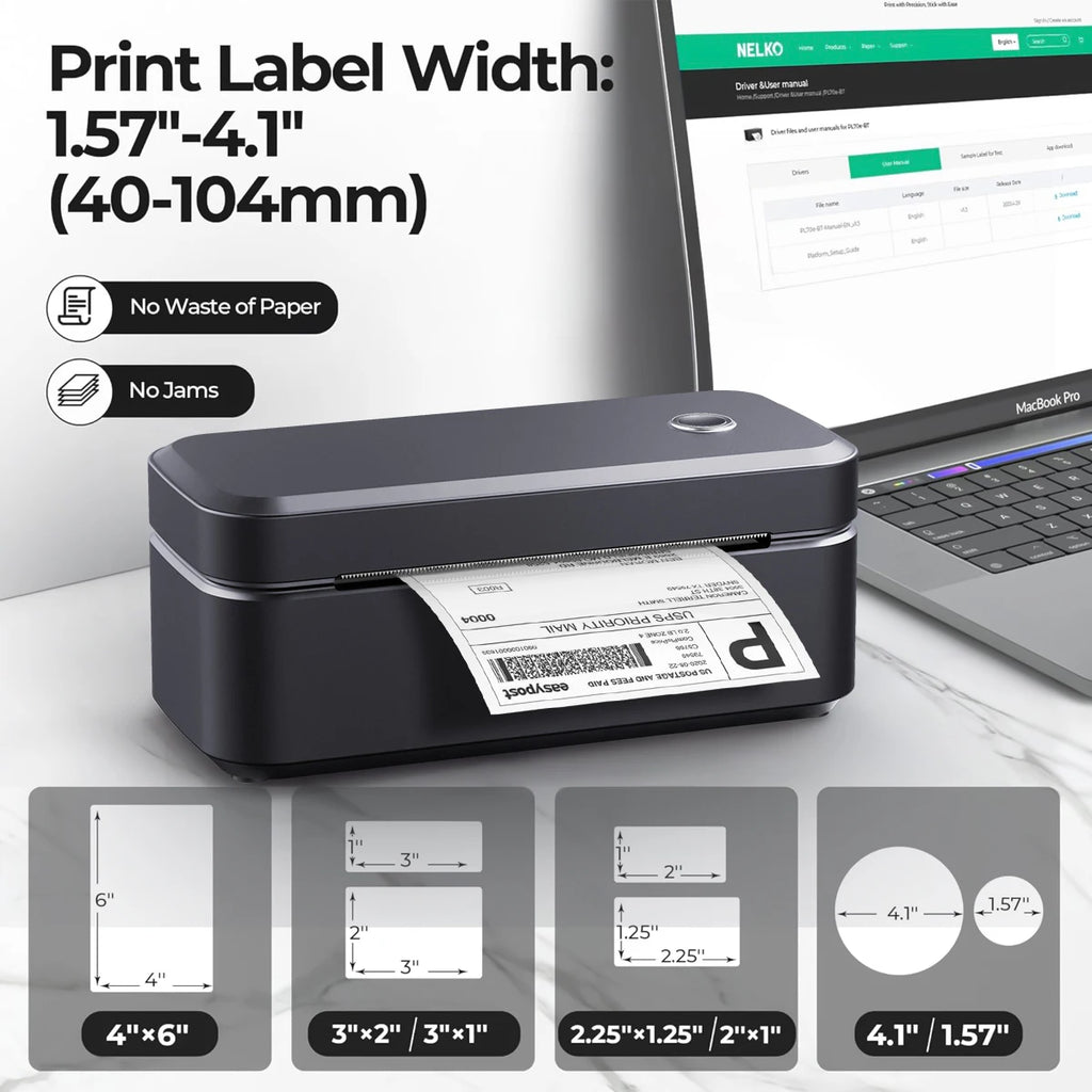 X4 Thermal Shipping Label Printer – 4 × 6 Inch, 203 dpi