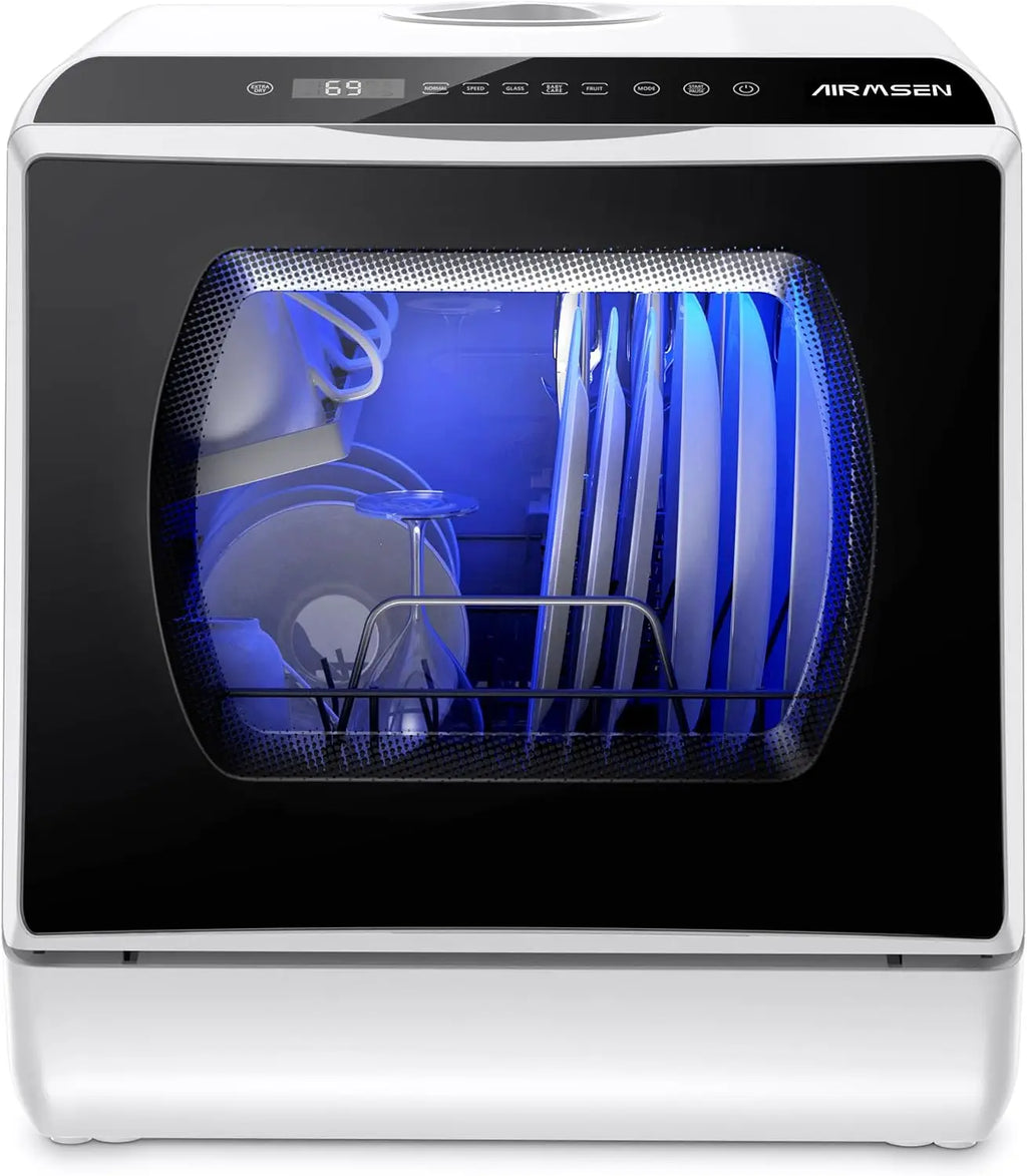Portable Countertop Dishwasher with 5L Water Tank