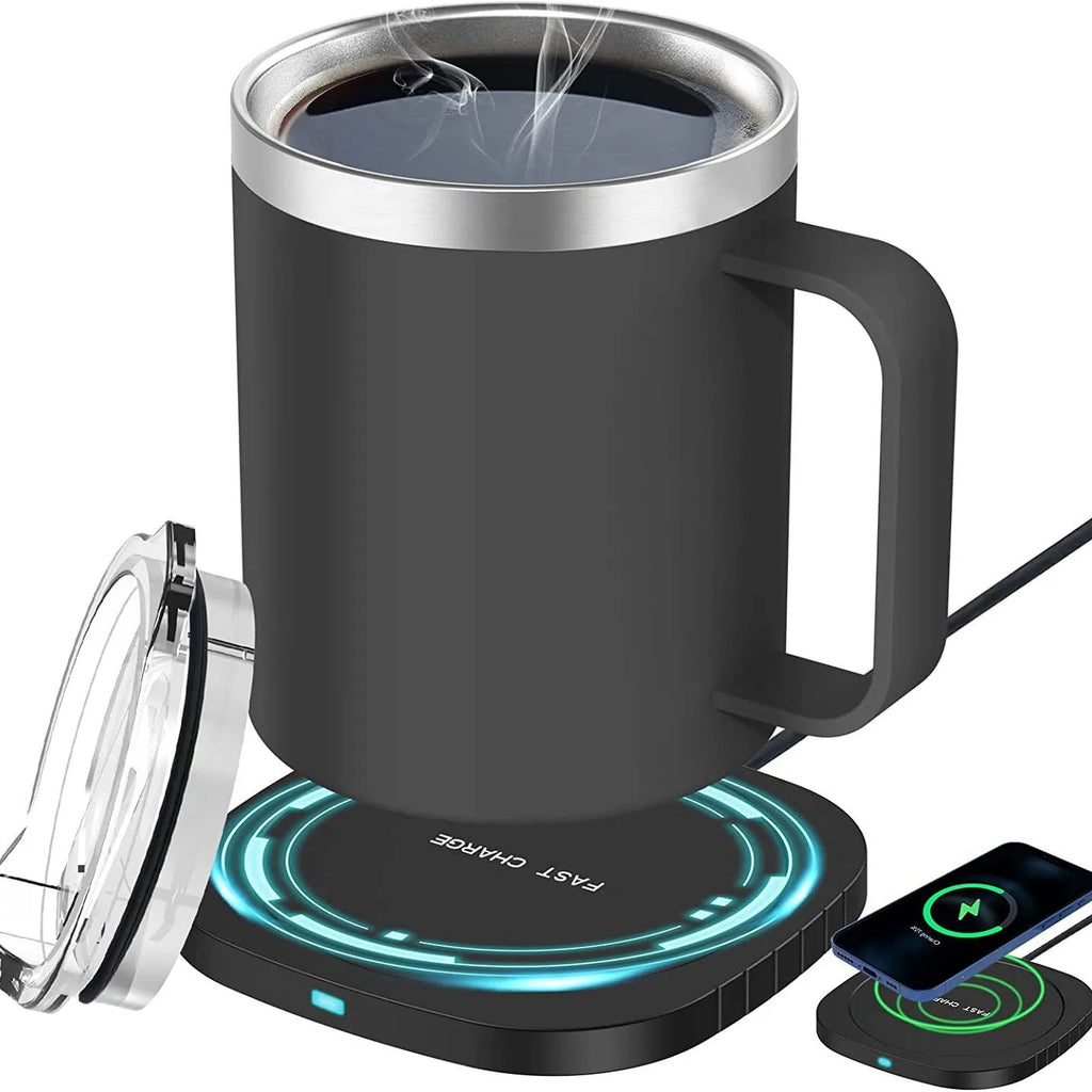 350ml Heated Coffee Mug with USB Warming Base