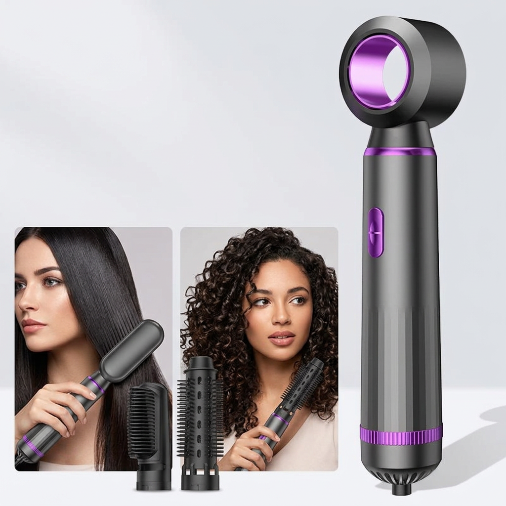 3-in-1 Hair Dryer & Hot Air Brush Styling Set