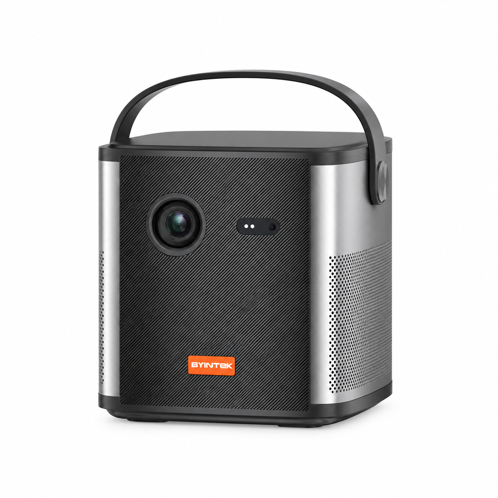 Clean white-background BYINTEK projector hero image