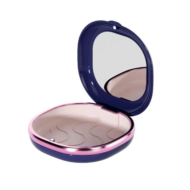 Fashion Braces Case with Mirror Dental Retainer Box Magnetic Aligner Mouth Guard Container For Teeth Travel False Denture Boxes