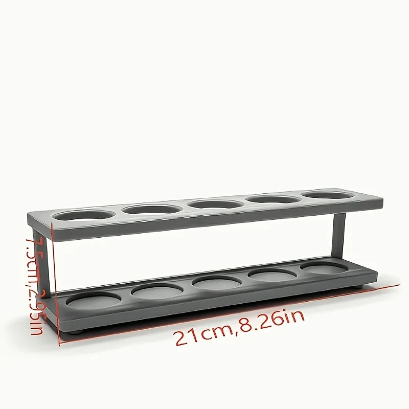 1PCS 5 Slots Electric Toothbrush Holder With Drainage Bathroom Countertop Vanity Storage Organizer