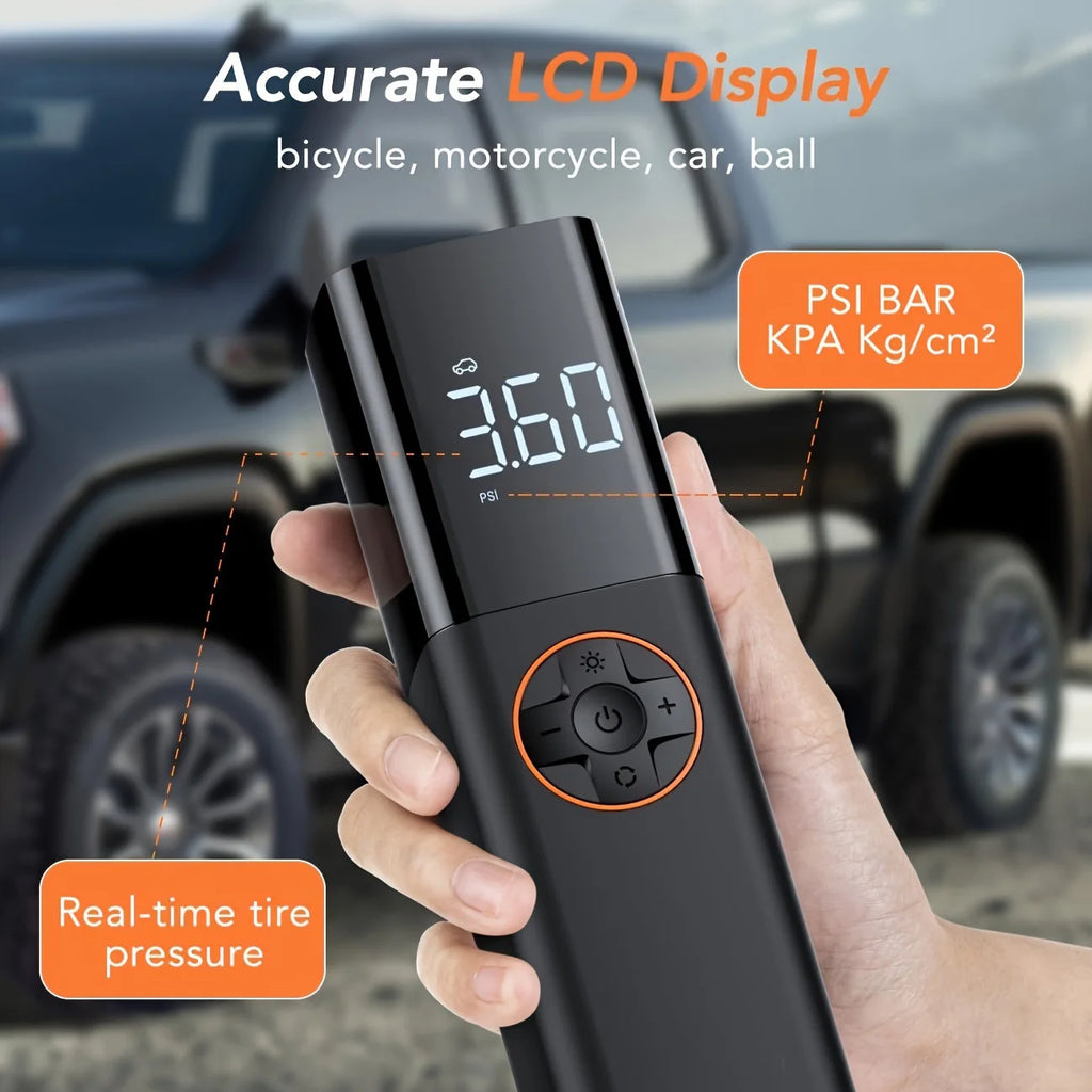 Tire Inflator, 12V Portable Air Compressor for Car Tires