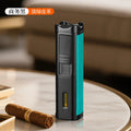 4-in-1 Triple Jet Cigar Lighter with Built-In Accessories