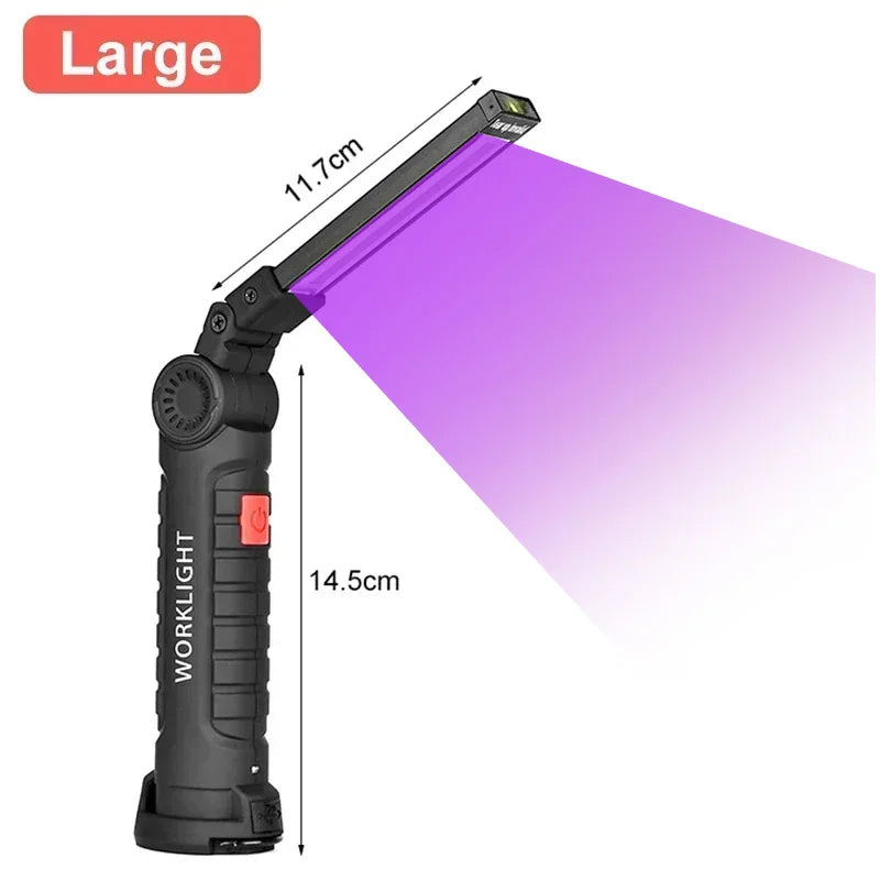 395 nm Rechargeable UV Torch with Adjustable Focus