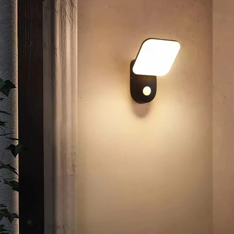 12W IP65 Outdoor LED Wall Light – Optional Motion Sensor