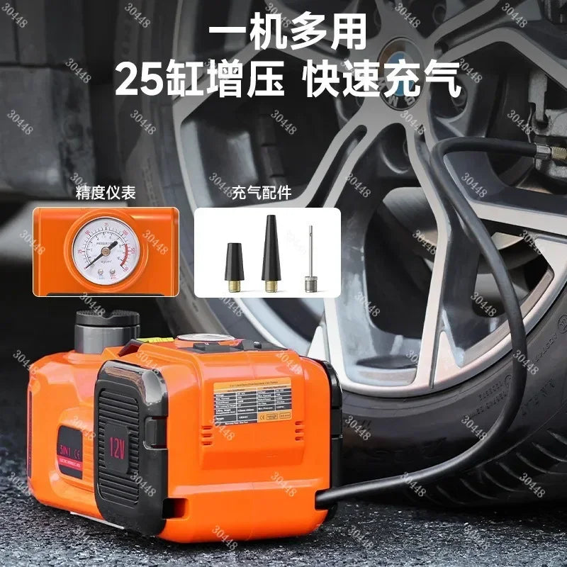 12V Electric Hydraulic Car Jack – 5-Tonne Rated Capacity