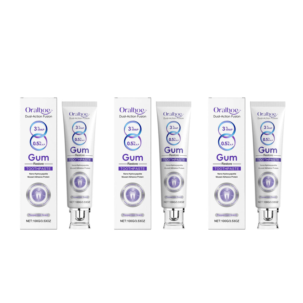 Nano Hydroxyapatite Toothpaste Restores White Teeth Alleviate Gum Bleeding Reduce Plaque Remove Oral Odor Gum Repair Toothpaste