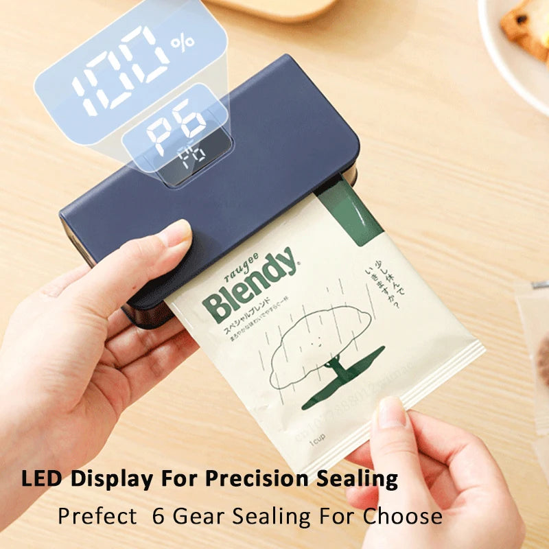 Rechargeable Handheld Mini Heat Sealer for Plastic Bags