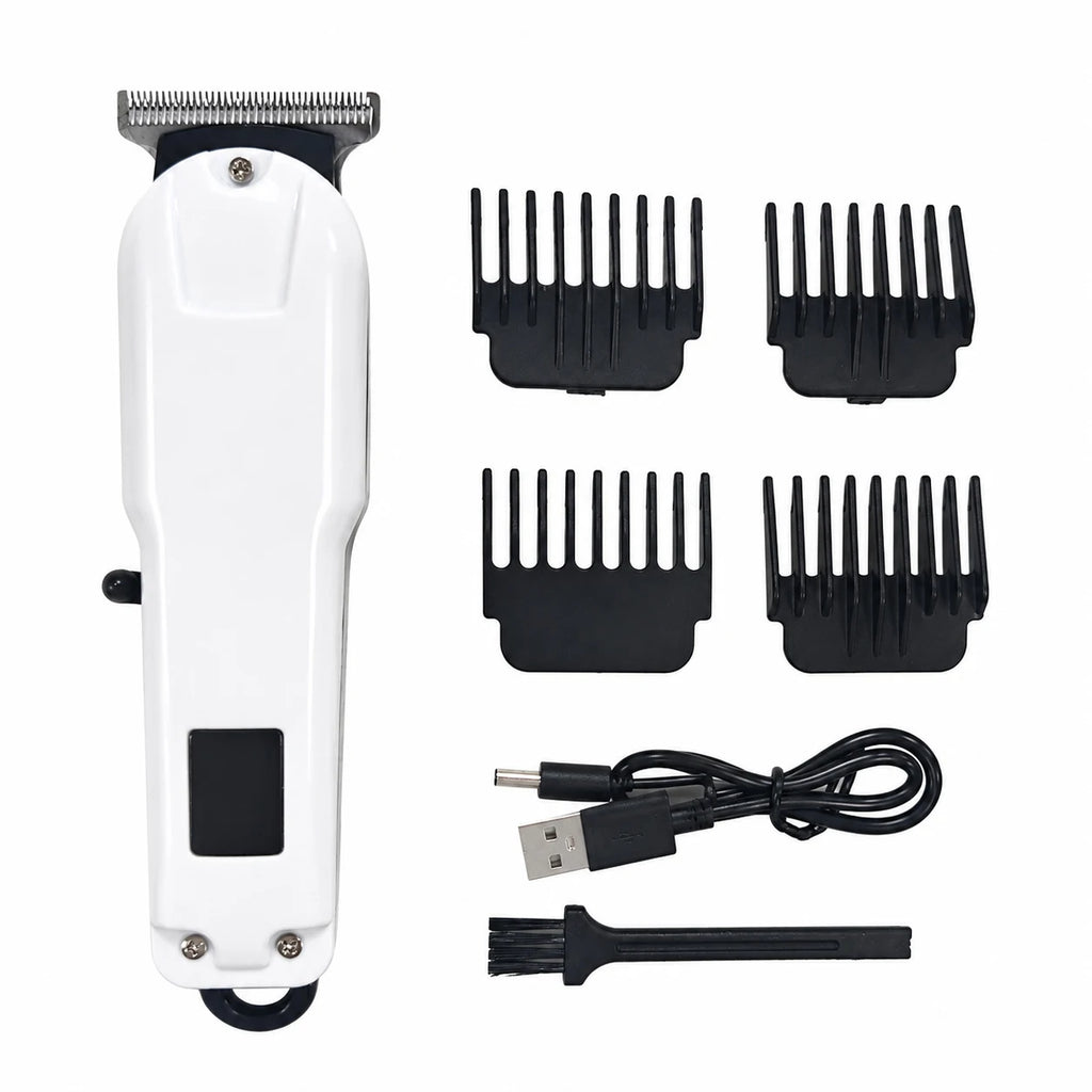 Mini Cordless Hair & Beard Trimmer with T-Shaped Blade