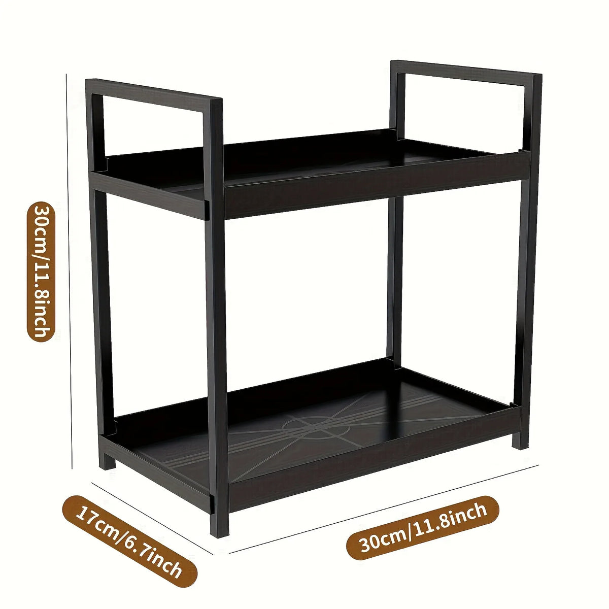 Double-Layer Skincare and Cosmetics Organiser