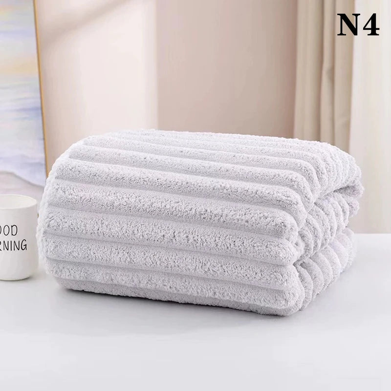 Household Wrap Bath Towel Soft Thickened Absorbent Sports Towel Beach Towel