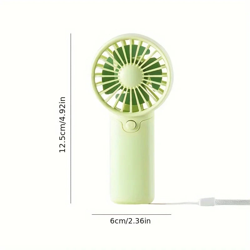 Portable Fan Convenient Creative Small Fan Pocket Hand-held Fan Lightweight AA Battery Handheld Mini Fan Air Coolers