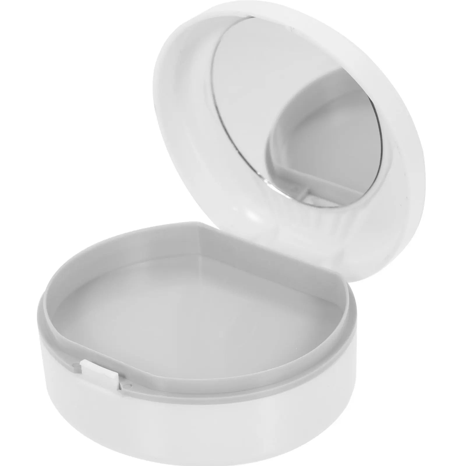 Small Denture Box Portable Orthodontic Retainer Case for Braces False Teeth Mouth Guard Compact Breathable Travel Denture