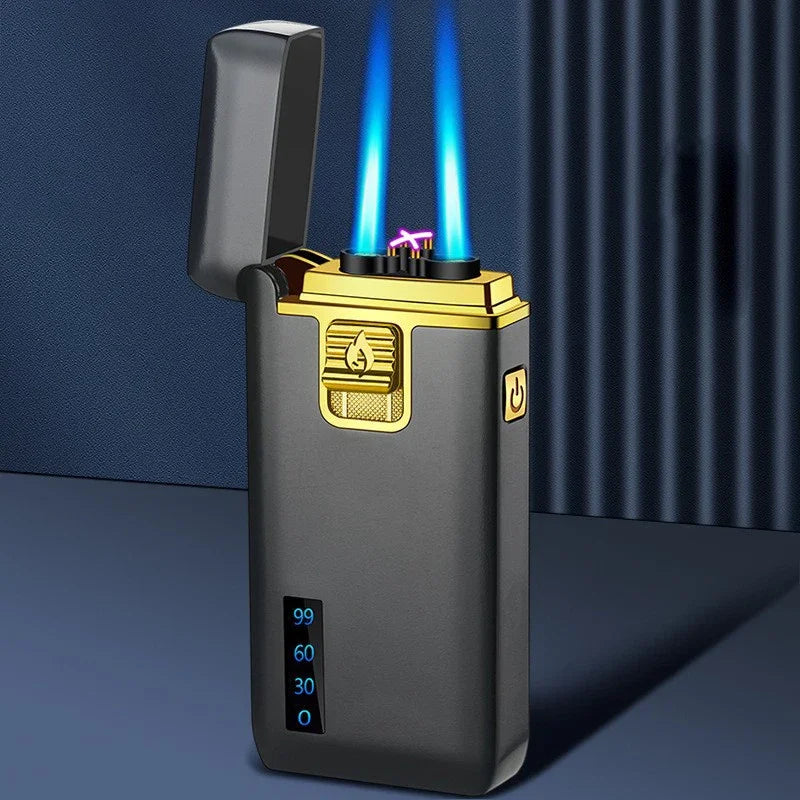 Dual-Purpose Gas & Electric Lighter with USB Charging