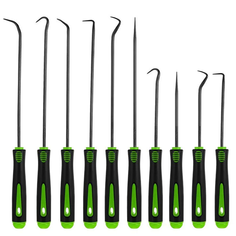 Precision Pick & Hook Tool Set – Oil Seal & O-Ring Removal Tools for Automotive & Mechanical Use (4 or 10 Piece)