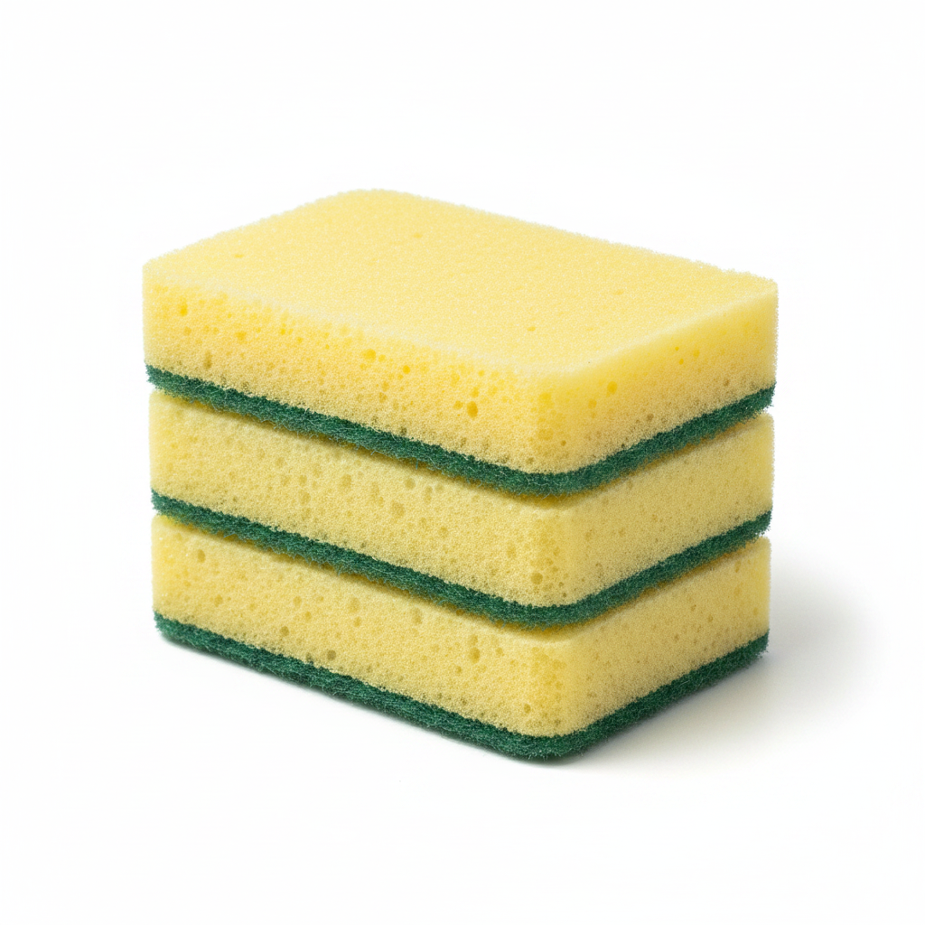Double-Sided Sponge Cleaning Pad - Hero