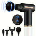 Rechargeable Massage Gun with Adjustable Speeds and Interchangeable Heads