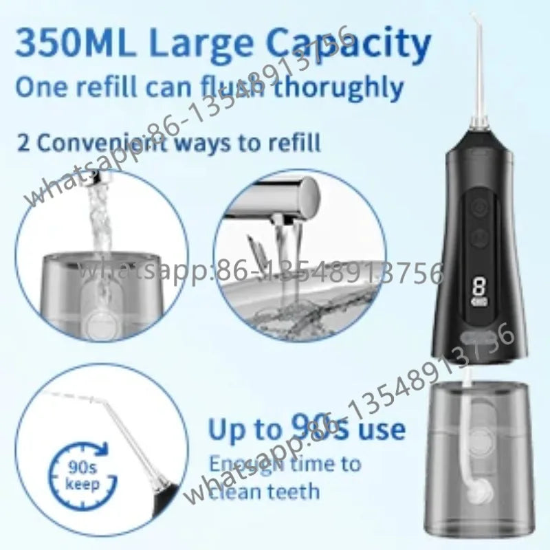 Smart Dental Portable Rechargeable Electric Waterproof Floss Dental Water Floss Oral Washer