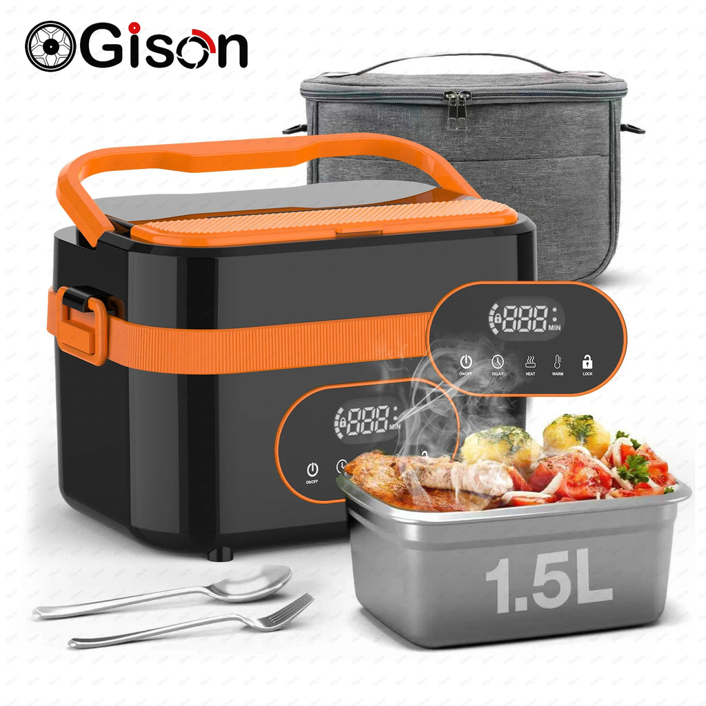 Cordless Heated Lunch Box with Carry Bag – 1.5L, 18,000mAh
