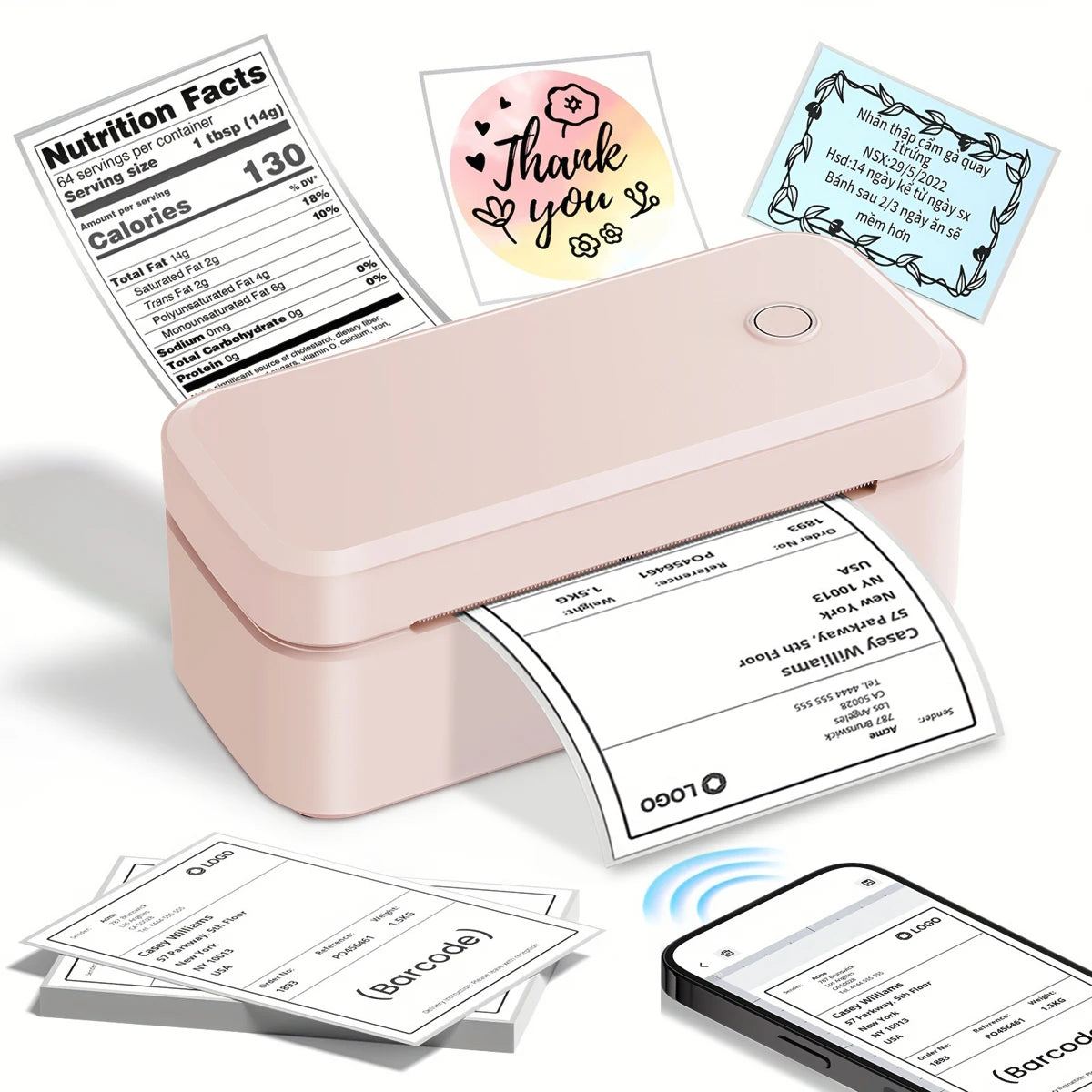 X4 Thermal Shipping Label Printer – 4 × 6 Inch, 203 dpi