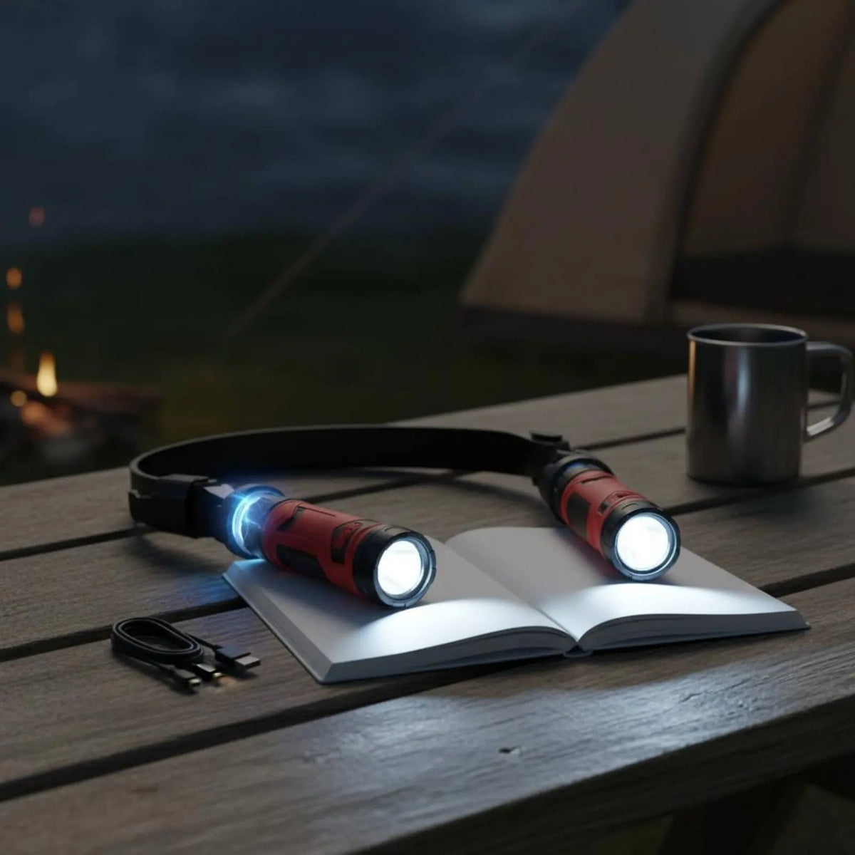 Flexible USB Rechargeable Neck Reading Light