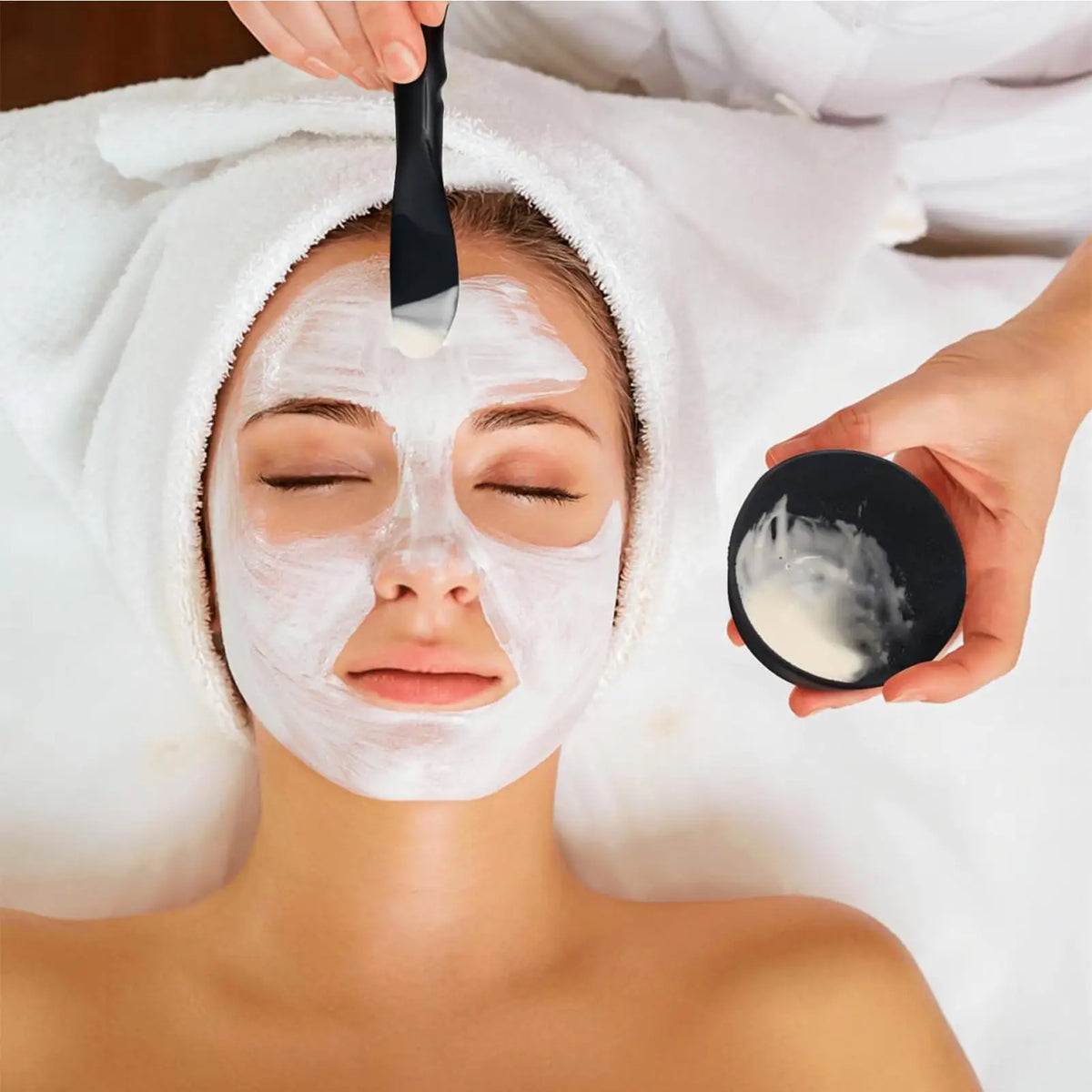 Silicone Facial Mask Mixing Bowl & Spatula Set
