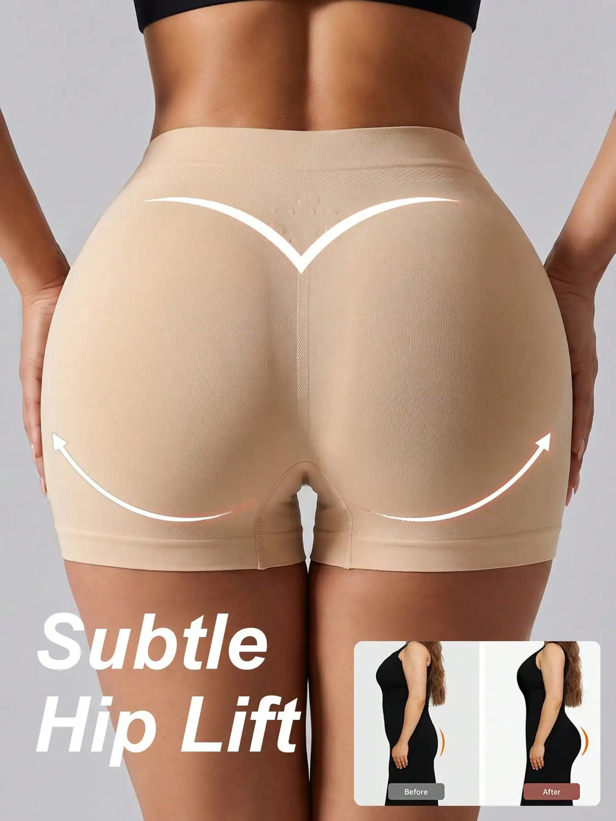 Women's Seamless Tummy Control Boyshorts – Breathable Body Shaper Underwear with Butt Lift