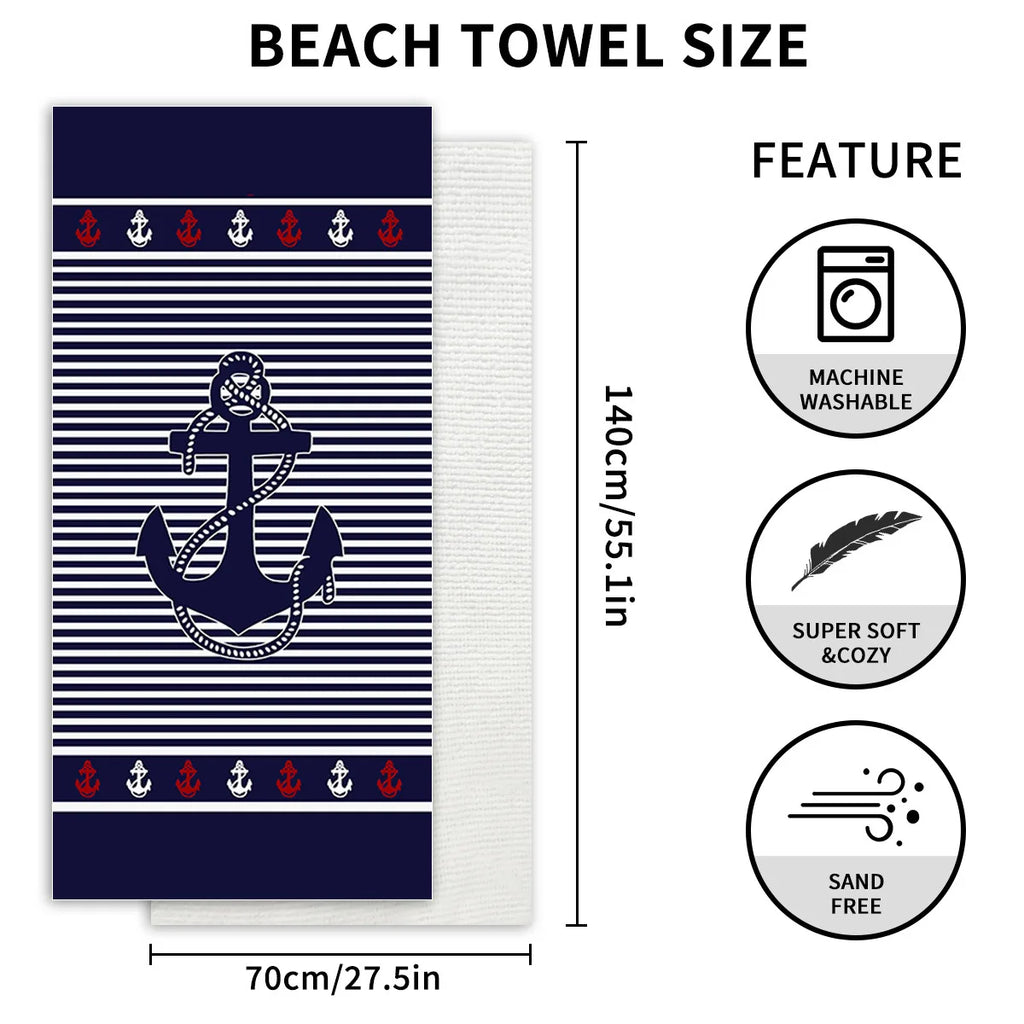 Microfiber Beach TowelLarge Quick-drying sunscreen for Adults  Absorbent Bath Towel Travel Swimming Pool Towel outdoor