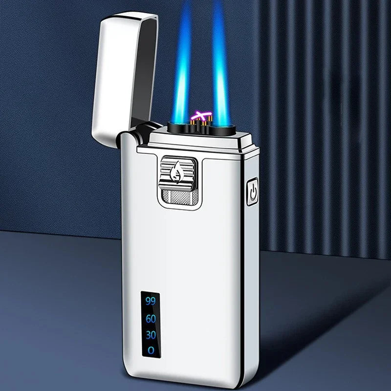 Dual-Purpose Gas & Electric Lighter with USB Charging