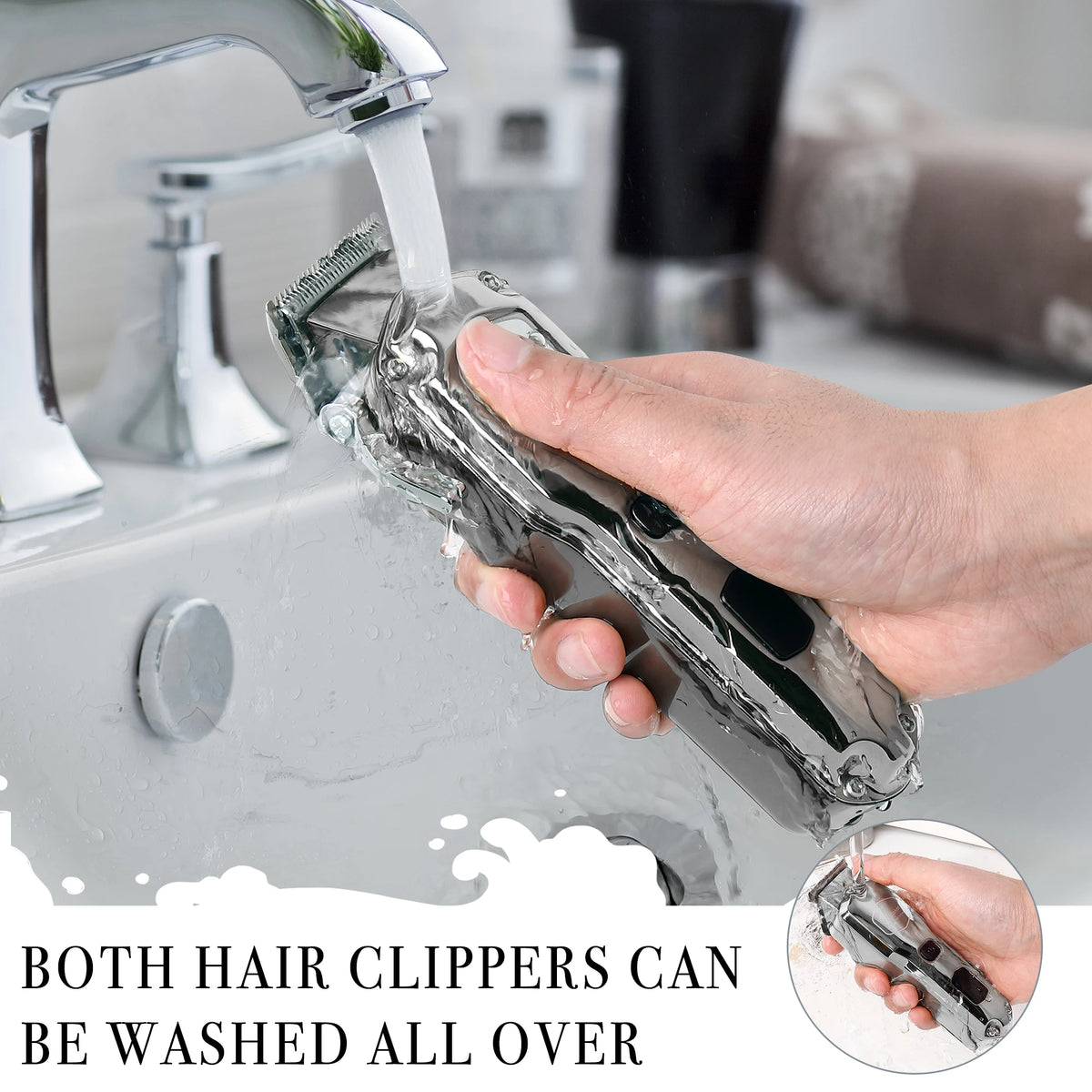 Hatteker Cordless Hair Clipper & Trimmer Combo Kit