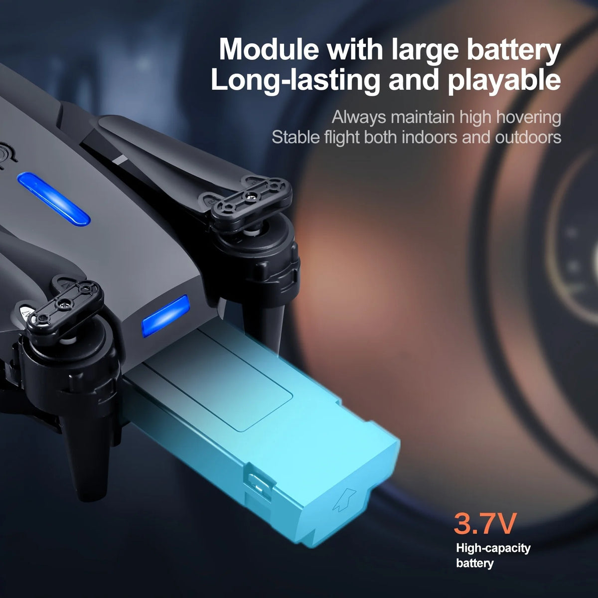E88 Pro Foldable Drone with Dual Cameras and One-Key Return, RC Quadcopter for Beginners