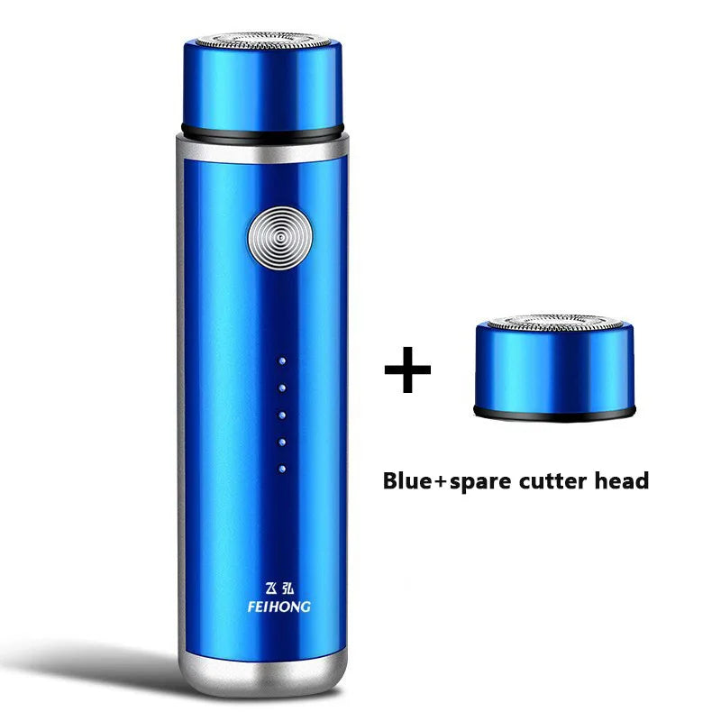 Men's Mini Electric Shaver – USB Rechargeable Travel Razor