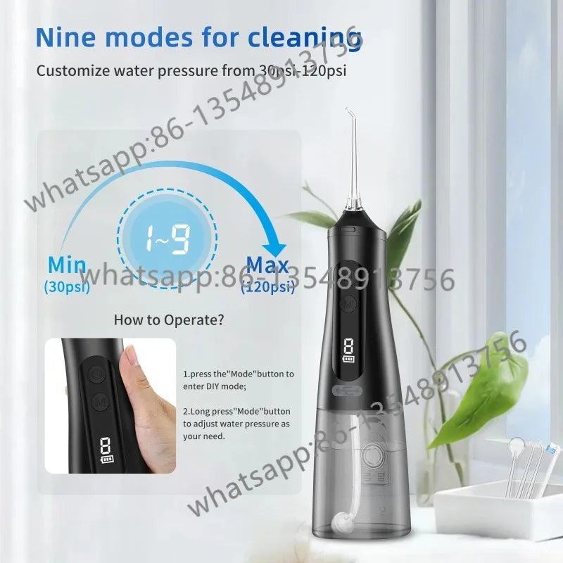 Smart Dental Portable Rechargeable Electric Waterproof Floss Dental Water Floss Oral Washer