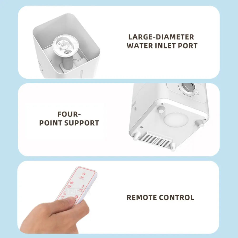 6 L Ultrasonic Humidifier – Desktop or Floor-Standing, EU Plug