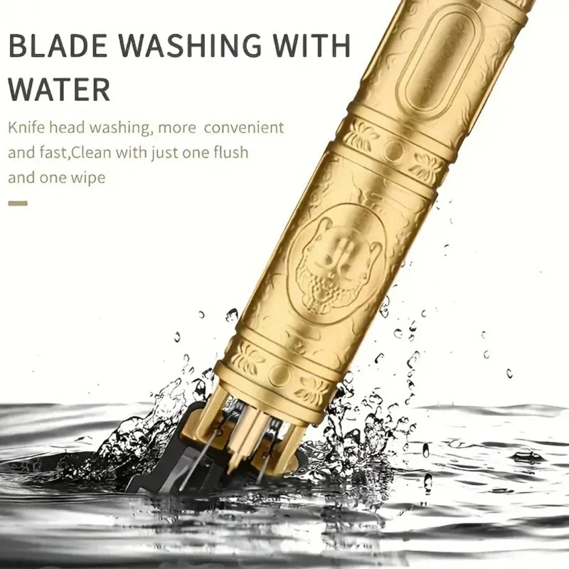 T9 Cordless Hair Trimmer with Zero-Gap T-Blade and 4 Guide Combs