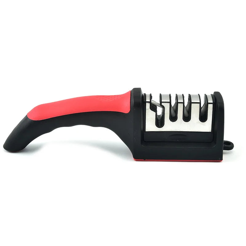 4-in-1 Hand-Held Knife Sharpener – Multi-Stage Kitchen Sharpening Tool for Knives & Blades