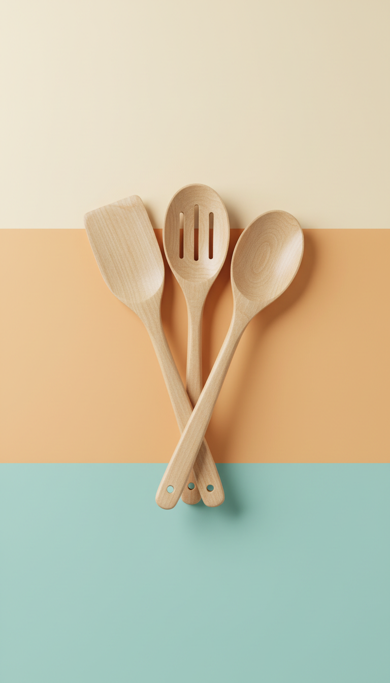 Natural Wood Utensil Set